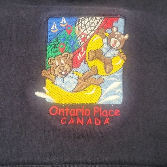 Vtg Ontatrio Place Kids Hoodie - Picture 2 of 6